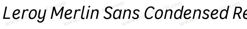 Leroy Merlin Sans Condensed Regular字体转换